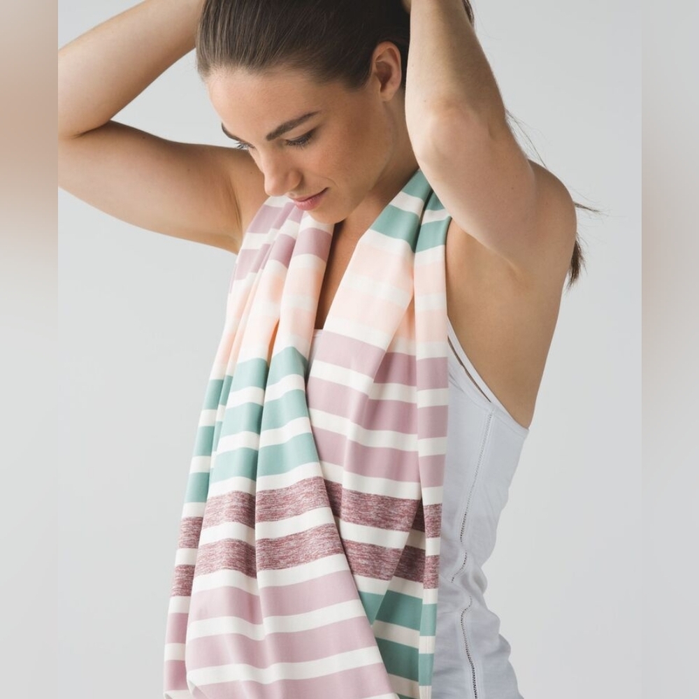 Striped Multicolor Women's Swim Cover-Up
